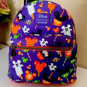 Loungefly Disney Mickey Mouse Halloween Treats Mini Backpack 2021 NWT